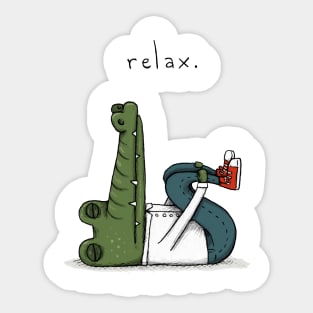 Relax Sticker